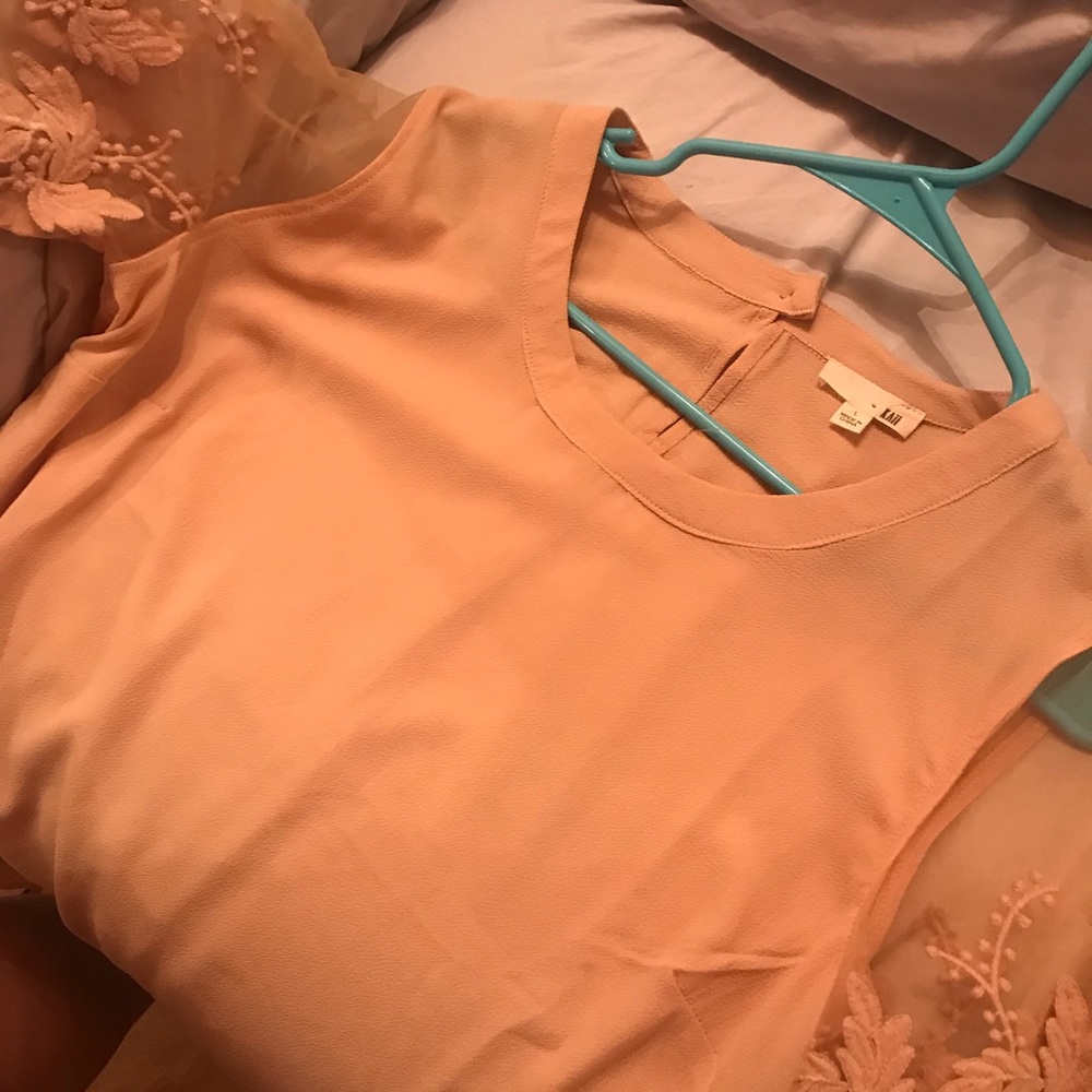Tan blouse